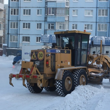 В Норильске решают ситуацию с уборкой снега