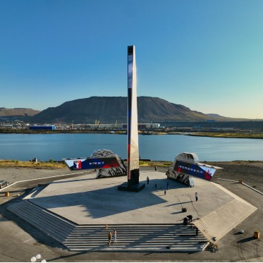 Норильчане смогут чаще видеть видеоконтент на стеле «Город трудовой доблести»