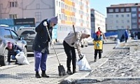 Первый весенний субботник в Норильске