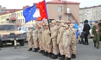 Торжественное открытие 55-й смены военно-патриотического лагеря «Мальчишки Севера» 