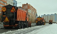 В Норильске начались работы по зимнему содержанию улично-дорожной сети