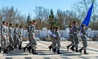 Норильчане принимают участие в краевых сборах по строевой подготовке к параду Победы