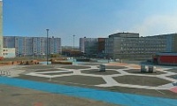 Благоустройство территории молодёжного центра в Кайеркане