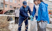 Субботник на озере
